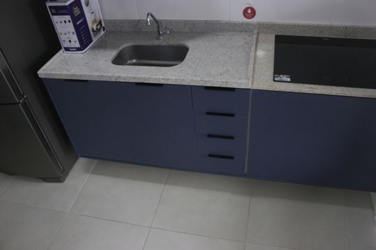 Cozinha de kitnet/studio para alugar com 1 quarto, 37m² em Picanço, Guarulhos