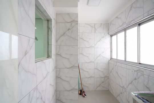 Área de serviço de apartamento para alugar com 3 quartos, 110m² em Barcelona, São Caetano do Sul