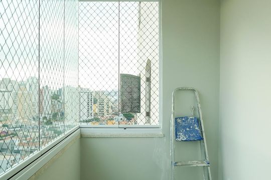 Varanda da sala de apartamento para alugar com 3 quartos, 110m² em Barcelona, São Caetano do Sul