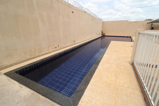 Área comum - Piscina de apartamento para alugar com 2 quartos, 56m² em Residencial Lago Azul, Uberlândia