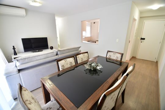 Sala de apartamento para alugar com 3 quartos, 92m² em Vila Brandina, Campinas