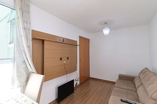 Sala de apartamento para alugar com 2 quartos, 50m² em Cecília, Viamão