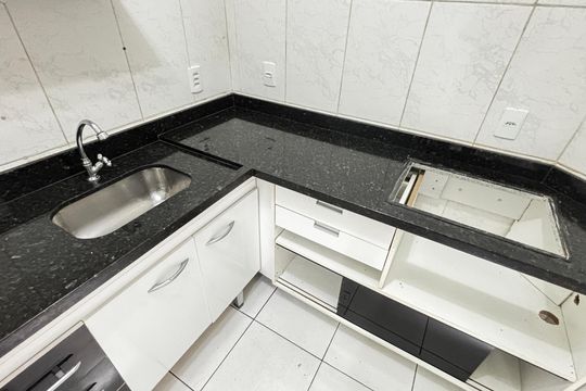 Cozinha de apartamento para alugar com 2 quartos, 54m² em Parque Oratório, Santo André