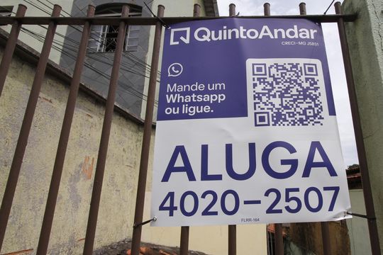 placa de apartamento para alugar com 2 quartos, 67m² em Alto Caiçaras, Belo Horizonte