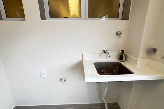 Area de Serviço de apartamento à venda com 3 quartos, 119m² em Vila Alzira, Santo André
