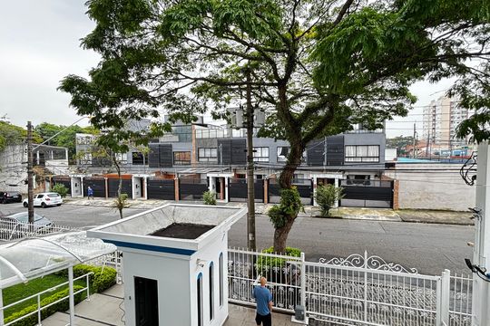 Quarto 2 Vista de apartamento à venda com 3 quartos, 119m² em Vila Alzira, Santo André