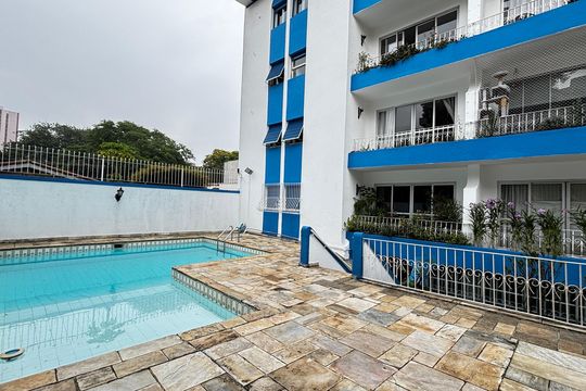 Piscina de apartamento à venda com 3 quartos, 119m² em Vila Alzira, Santo André