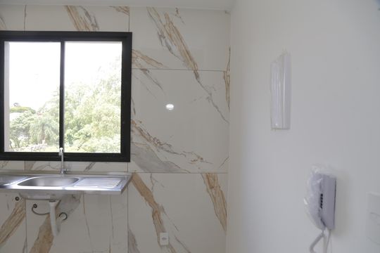 Cozinha de apartamento à venda com 2 quartos, 35m² em Cidade Líder, São Paulo