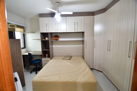 Quarto de apartamento para alugar com 1 quarto, 40m² em Centro, Campinas