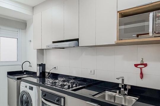 Cozinha de apartamento à venda com 2 quartos, 42m² em Ponte Rasa, São Paulo