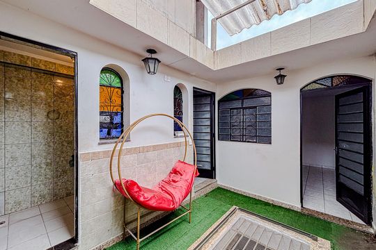 Área externa de casa para alugar com 1 quarto, 50m² em Vila Gomes Cardim, São Paulo