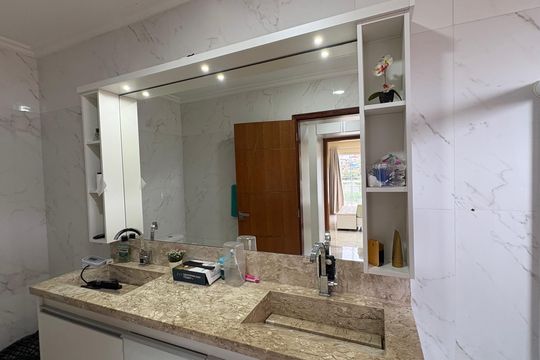 Banheiro Suíte de casa para alugar com 4 quartos, 190m² em Vargem Pequena, Rio de Janeiro