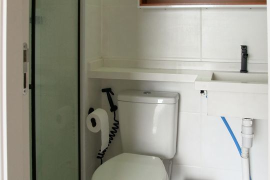 Banheiro de apartamento para alugar com 2 quartos, 37m² em Vila Gea, São Paulo