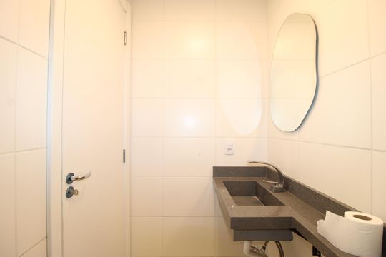 Banheiro de apartamento para alugar com 2 quartos, 33m² em Colônia (zona Leste), São Paulo
