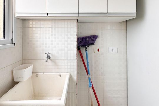 Área de Serviço de apartamento para alugar com 2 quartos, 52m² em Assunção, São Bernardo do Campo