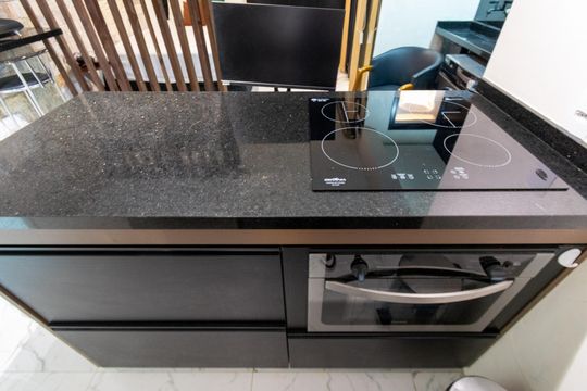 Cozinha de apartamento para alugar com 1 quarto, 41m² em Parque Jabaquara, São Paulo
