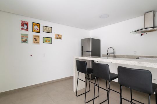 Área comum - Churrasqueira de apartamento para alugar com 1 quarto, 41m² em Parque Jabaquara, São Paulo