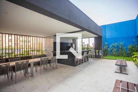 Área comum - Churrasqueira de apartamento para alugar com 1 quarto, 35m² em Vila Monte Alegre, São Paulo