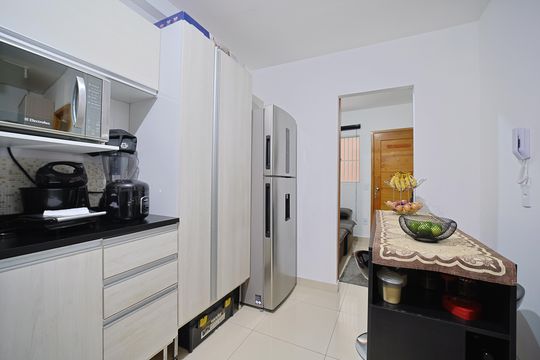 Cozinha de apartamento à venda com 2 quartos, 40m² em Artur Alvim, São Paulo