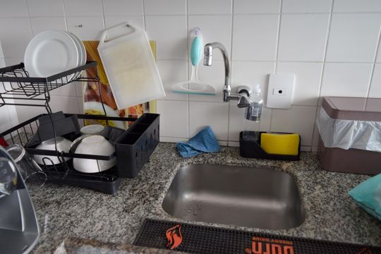 Cozinha de apartamento à venda com 2 quartos, 75m² em Pinheiros, São Paulo