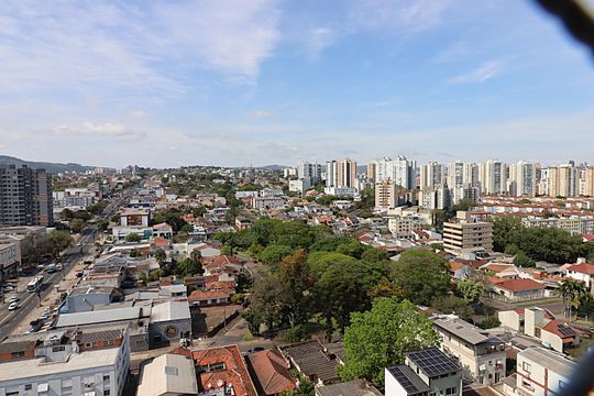 Vista da Suíte de apartamento para alugar com 2 quartos, 56m² em Passo D’areia, Porto Alegre