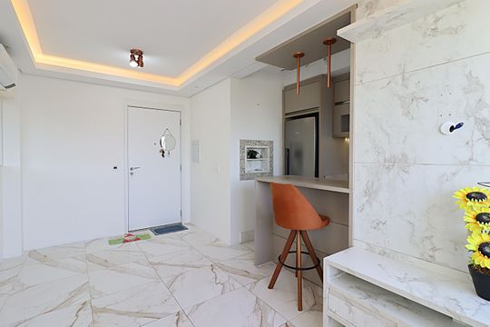 Sala de apartamento para alugar com 2 quartos, 56m² em Passo D’areia, Porto Alegre