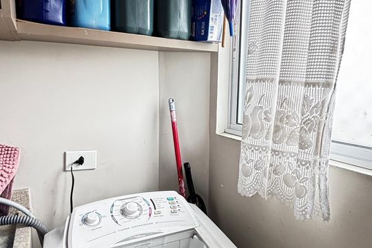 Área de Serviço de apartamento para alugar com 2 quartos, 66m² em Parque Sao Vicente, Santo André