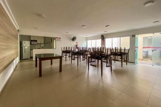 Salão de Festas de apartamento para alugar com 2 quartos, 66m² em Parque Sao Vicente, Santo André