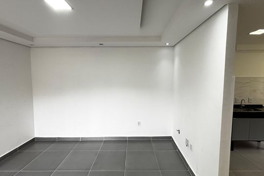 Sala - Sala de Jantar  de apartamento para alugar com 2 quartos, 55m² em Jardim Alzira Franco, Santo André