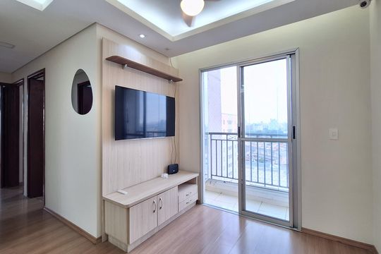 Sala de apartamento à venda com 3 quartos, 61m² em Lapa de Baixo, São Paulo