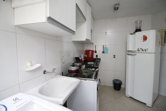 Cozinha de apartamento à venda com 2 quartos, 48m² em Jacarepaguá, Rio de Janeiro