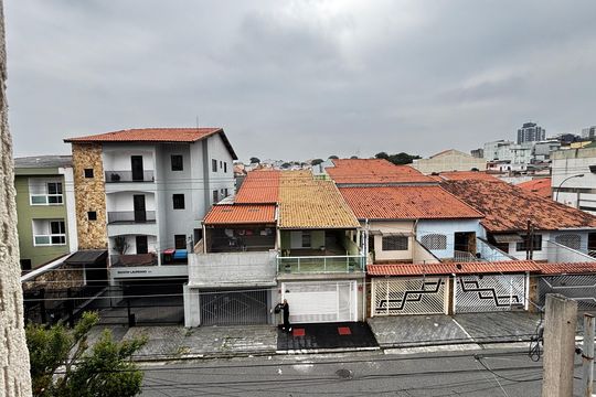 Quarto Vista de apartamento à venda com 2 quartos, 100m² em Vila Camilópolis, Santo André