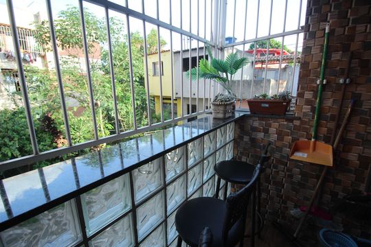 Varanda Sala de apartamento à venda com 2 quartos, 52m² em Riacho das Pedras, Contagem