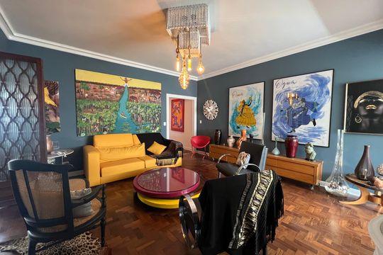 Sala de apartamento à venda com 2 quartos, 200m² em República, São Paulo