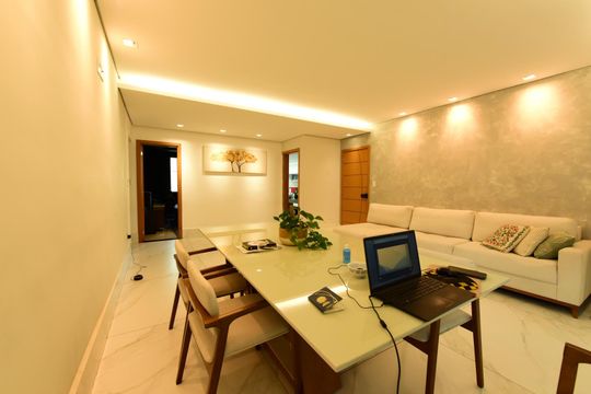 Sala de apartamento à venda com 3 quartos, 160m² em Eldorado, Contagem