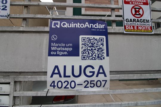 placa de apartamento para alugar com 2 quartos, 38m² em Vila Santa Teresa, São Paulo