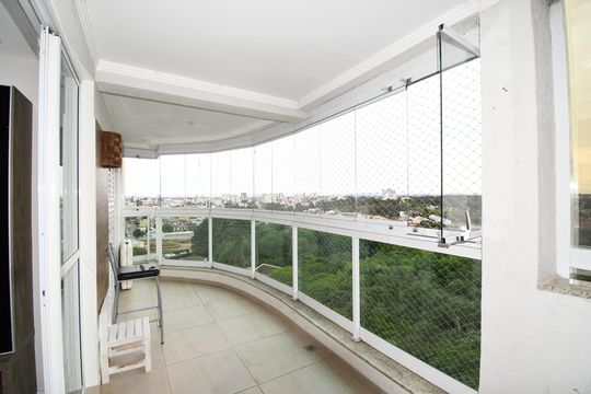 Varanda de apartamento para alugar com 3 quartos, 102m² em São Domingos, São José dos Pinhais