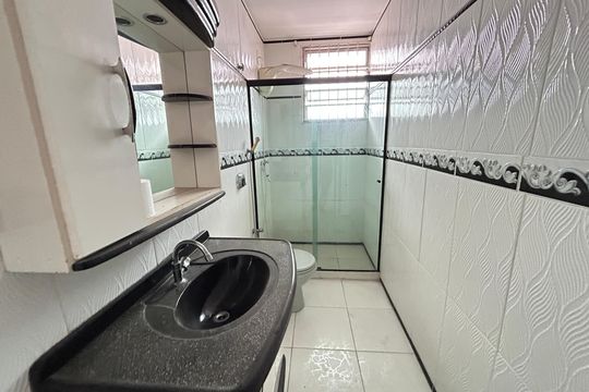Banheiro Social de apartamento para alugar com 2 quartos, 77m² em Quintino Bocaiúva, Rio de Janeiro