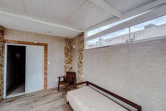 Varanda do quarto 3 de casa para alugar com 3 quartos, 115m² em Vila Matilde, São Paulo