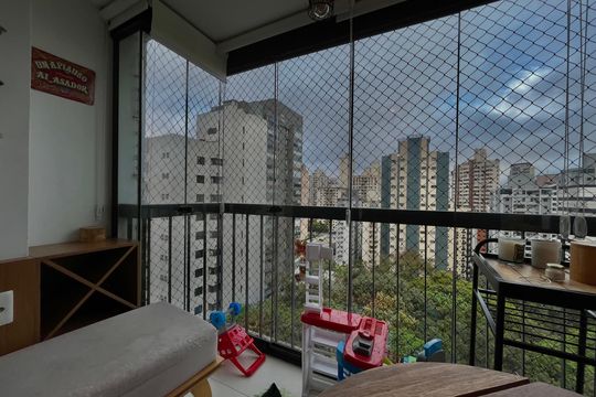 Varanda de apartamento à venda com 3 quartos, 94m² em Vila Mascote, São Paulo