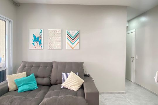 Sala de apartamento à venda com 1 quarto, 41m² em Centro, Osasco