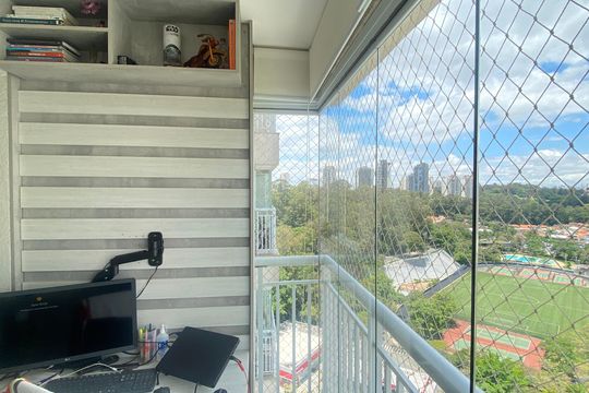 Varanda - Sala de apartamento à venda com 1 quarto, 41m² em Centro, Osasco