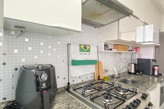 Cozinha - Área de Serviço de apartamento à venda com 1 quarto, 41m² em Centro, Osasco