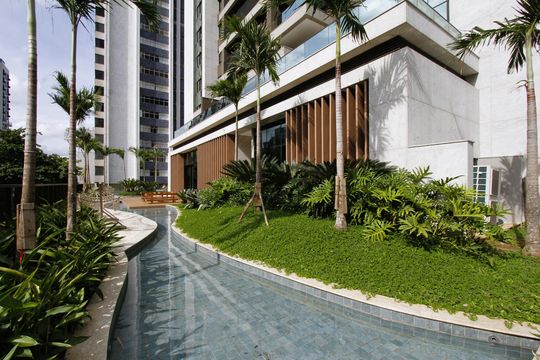 Área comum - Piscina de apartamento para alugar com 3 quartos, 115m² em Savassi, Belo Horizonte