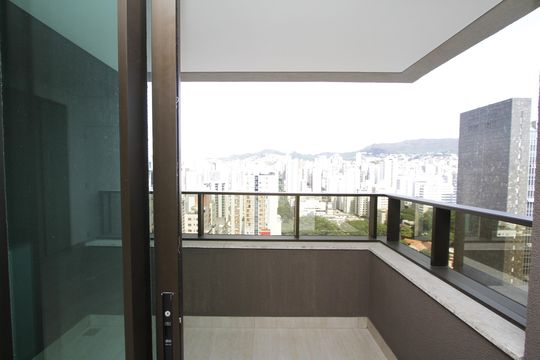 Varanda da Sala de apartamento para alugar com 3 quartos, 115m² em Savassi, Belo Horizonte