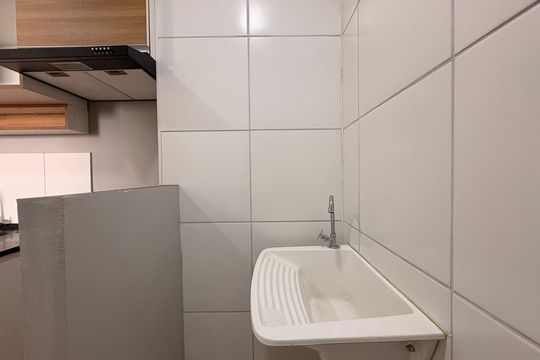 Lavanderia de apartamento para alugar com 2 quartos, 42m² em Santa Maria, Santo André