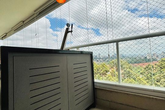 Área gourmet de apartamento para alugar com 3 quartos, 172m² em Centro Empresarial Tamboré, Santana de Parnaíba