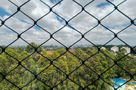 Vista da sacada de apartamento para alugar com 3 quartos, 172m² em Centro Empresarial Tamboré, Santana de Parnaíba