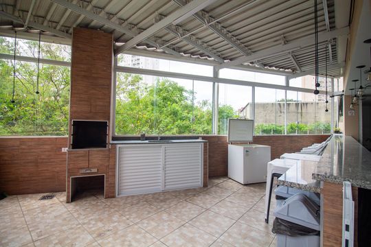 Área comum - Churrasqueira de apartamento para alugar com 2 quartos, 52m² em Jardim Casablanca, São Paulo