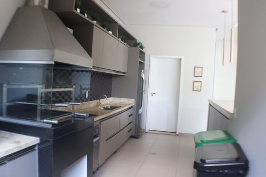 Área comum - Churrasqueira de apartamento para alugar com 2 quartos, 44m² em Vila Pouso Alegre, Barueri